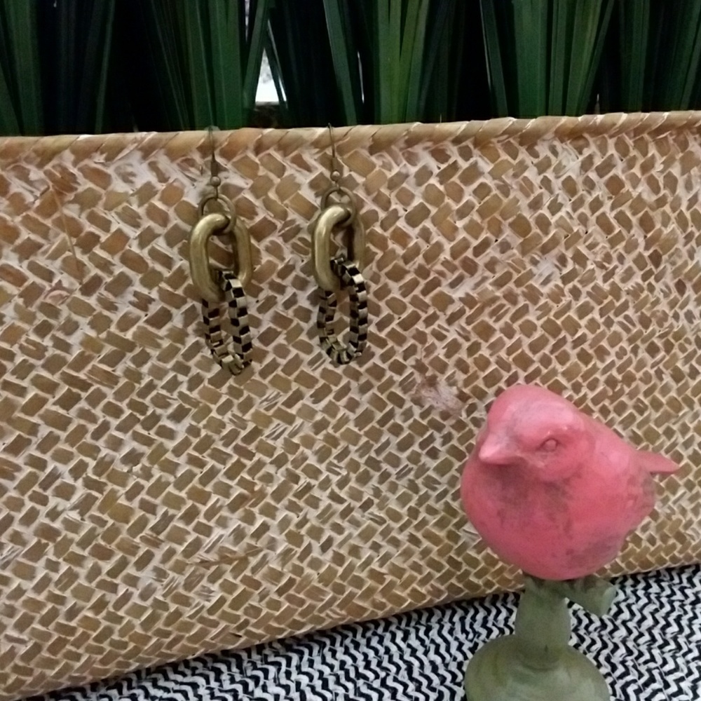 Bronze Chain Earrings